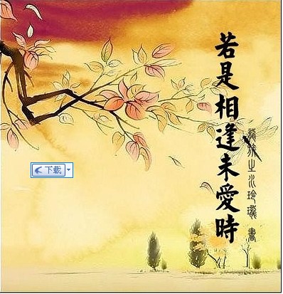若是相逢未爱时
